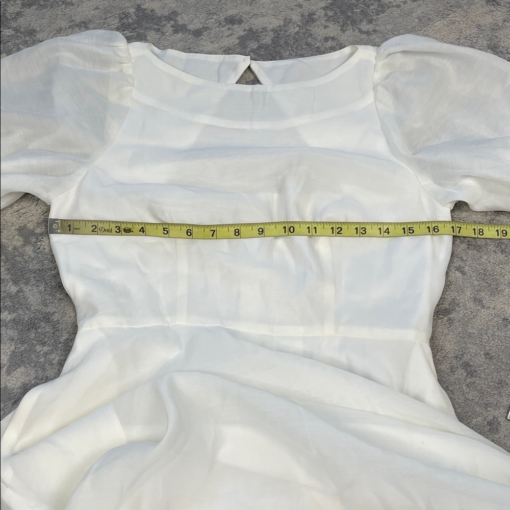 Mestiza New York Faye Sample Dress Ivory White Sample Bohemian Sz 6 - Picture 9 of 13
